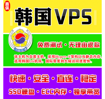 韩国VPS机房4096M国外，搜索引擎博客收录